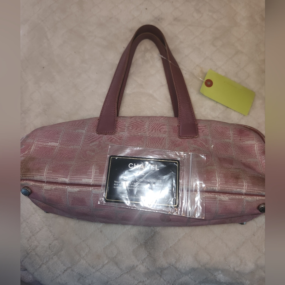 Chanel pink bowler bag